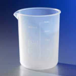 Corning® Reusable Plastic Low Form 100 mL Beaker, Perfluoroalkoxy-copolymer