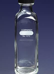 PYREX® Narrow Mouth Milk Dilution Bottle, Screw Cap, Graduated