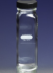 PYREX® 160 mL Wide Mouth Milk Dilution Bottle, Screw Cap, Graduated