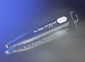 PYREX® Conical Centrifuge Tube with White Graduations, Beaded Rim