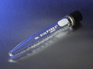 PYREX® Heavy Duty Conical Centrifuge Tubes with White Graduations, Screw Cap