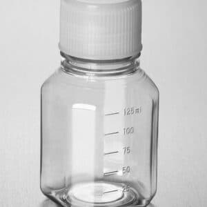 Corning PET Media Bottle, 125 mL, Graduated, Sterile
