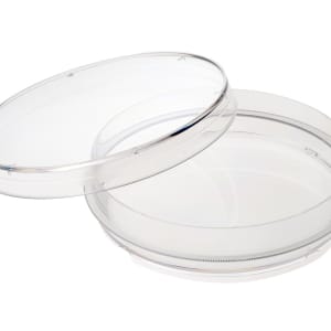 CellTreat 100mm x 20mm Petri Dish w/Grip Ring, Sterile