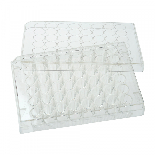 CELLTREAT 48 Well Tissue Culture Plate with Lid, Sterile