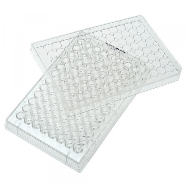 CELLTREAT 96 Well Plate, Non-treated, Round Bottom, with Lid