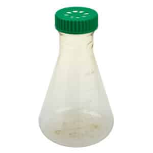 Erlenmeyer Flask, 2L, Vent Cap, Plain Bottom, Sterile