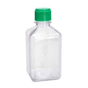 500mL Media Bottle, Square, PETG, Sterile