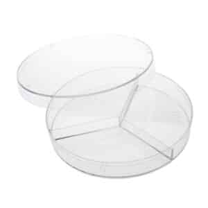 Petri Dish - 100mm x 15mm, 3 Compartments, Sterile, CellTreat