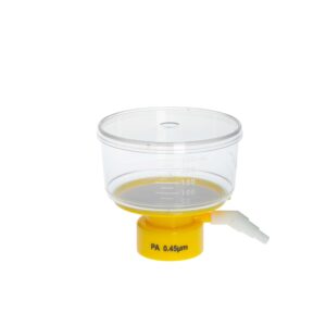 Bottle Top Filter, 250mL. 0.45μm Nylon Filter, 75mm Diameter, Sterile