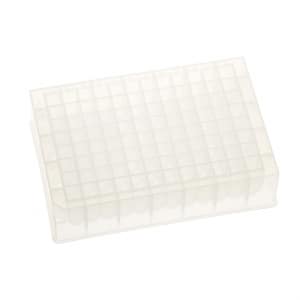 CELLTREAT 96 Well Storage Plate, Polypropylene, Square Well, Round Bottom, Non-Sterile