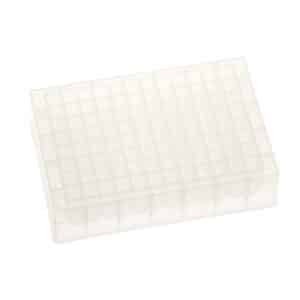 CELLTREAT 96 Well Storage Plate, Polypropylene, Square Well, Round Bottom, Non-Sterile