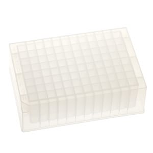 CELLTREAT 96 Deep Well Storage Plate, Polypropylene, Square Well, V- Bottom, Non-Sterile