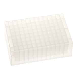 CELLTREAT 96 Deep Well Storage Plate, Polypropylene, Square Well, V- Bottom, Non-Sterile