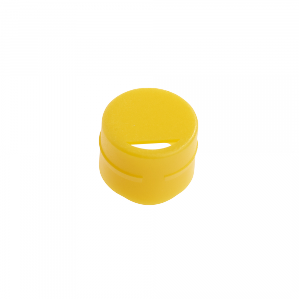 Cap Insert for CF Cryogenic Vials, Yellow, Non-Sterile