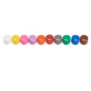 Cap Insert for CF Cryogenic Vials, Assorted Colors, Non-Sterile