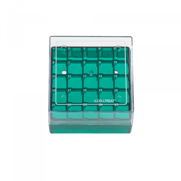 Storage Box, CF Cryogenic Vial, 25 Place, Polycarbonate, Non-Sterile