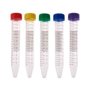 15mL Centrifuge Tube, Assorted Color Caps