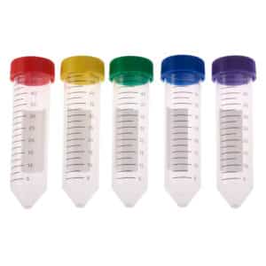 50mL Centrifuge Tube, Assorted Color Caps