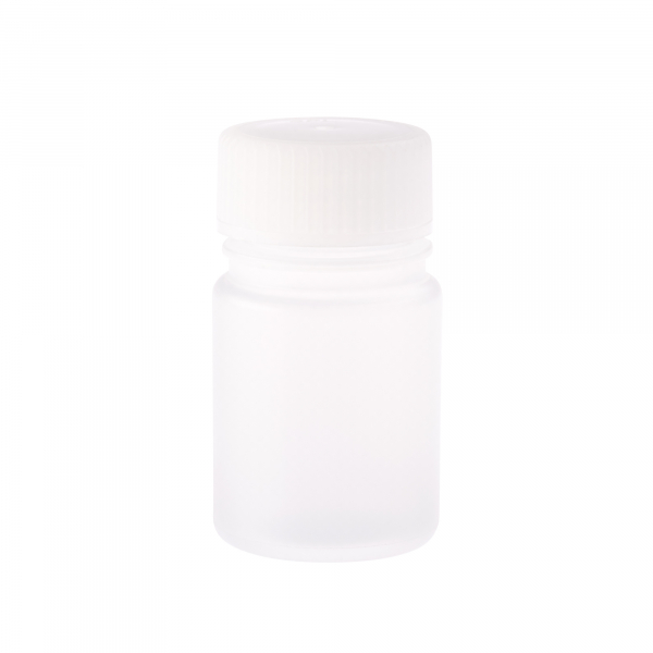 30mL Wide Mouth Bottle, Round, Polypropylene, Non-sterile, 48/CS