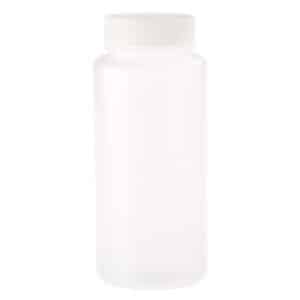 500mL Wide Mouth Bottle, Round, Polypropylene, Non-sterile, 24/CS