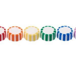 CAP ONLY, Screw Top Micro Tube Cap, Grip Cap With Integrated O-Ring, Assorted, Non-sterile