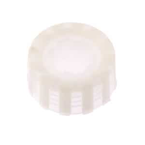 CAP ONLY, Screw Top Micro Tube Cap, Grip Cap With Integrated O-Ring, Clear, Non-sterile