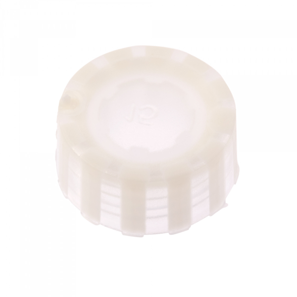CAP ONLY, Screw Top Micro Tube Cap, Grip Cap With Integrated O-Ring, Clear, Non-sterile