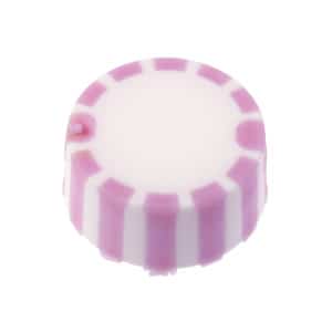 CAP ONLY, Screw Top Micro Tube Cap, Grip Cap With Integrated O-Ring, Purple, Non-sterile