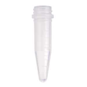TUBE ONLY, 1.5mL Screw Top Micro Tube, Conical Bottom, Graduated, Non-sterile