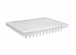 Axygen® 96-well Polypropylene PCR Microplate, Half Skirt, Clear, Nonsterile