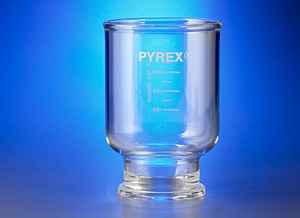 PYREX® 300 mL Graduated Funnel, 47 mm, for Assembly with Fritted Glass Support Base