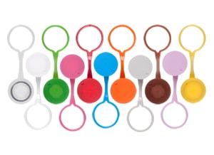 Axygen® Looped Screw caps with O-rings.