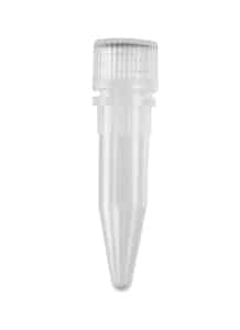 Axygen® 1.5 mL Conical Screw Cap Microcentrifuge Tube and Cap, with O-ring, Polypropylene, Clear Cap, Sterile