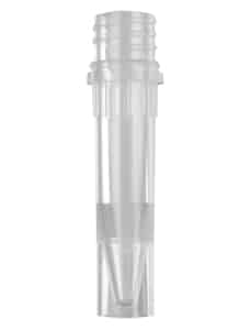 Axygen® 1.5 mL Self Standing Conical Screw Cap Microcentrifuge Tube and Cap, with O-ring, Polypropylene, Clear Cap, Sterile
