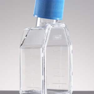 Falcon 25cm² Rectangular Canted Neck Cell Culture Flask with Blue Vented Cap