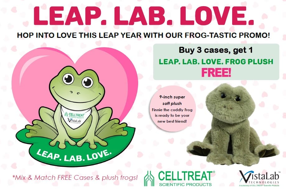 Hop into love this leap year with our frog-tastic NEW promo from CellTreat!