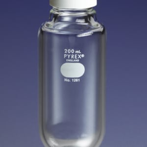 PYREX 200mL Heavy Wall Centrifuge Bottle with GPI 38-400 Screw Cap