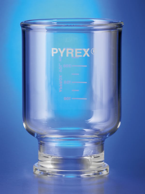 PYREX® 1000 mL Graduated Funnel, 47 mm, for Assembly with Fritted Glass Support Base