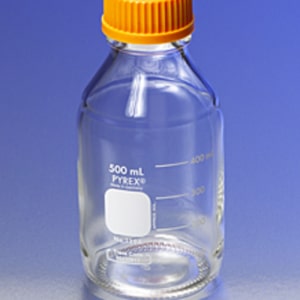 PYREX® Round Media Storage Bottles with GL45 Screw Cap