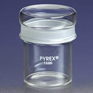 PYREX® Standard Weighing Bottle with Short Length External Standard Taper Joint