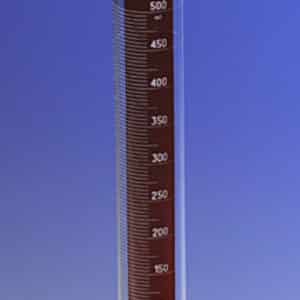 PYREX® Single Metric Scale Graduated Cylinders, Lifetime Red™, TC