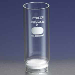 PYREX® 45mm Diameter Coarse Porosity Fritted Thimble, 130mm Long