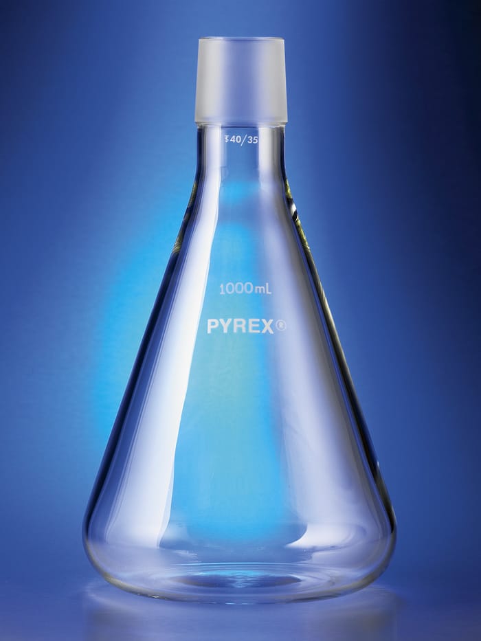 PYREX® 4000 mL Erlenmeyer Flask with 40/35 Standard Taper Joint