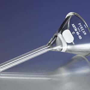 PYREX® Hirsch Funnels with Coarse Porosity Fritted Disc