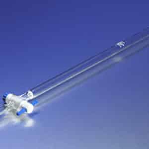 PYREX Chromatography Column with Coarse Fritted Disc and PTFE Product Standard Stopcock