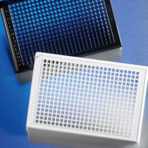 Corning® 384-well Flat Clear Bottom Polystyrene Low Flange Microplates
