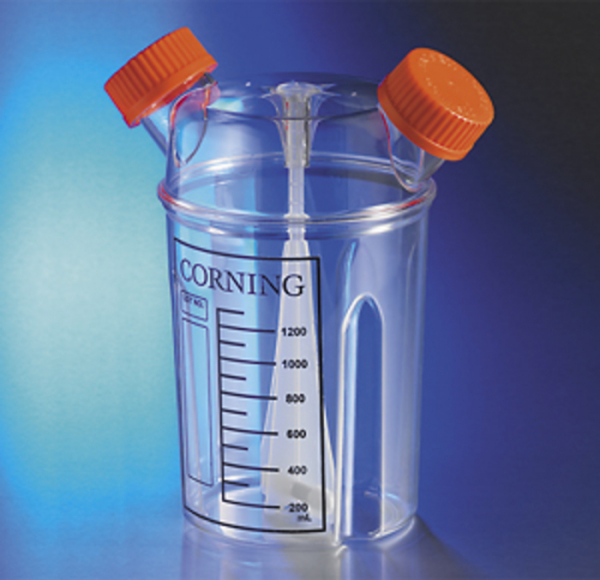 Corning® 1L Disposable Spinner Flask, Solid Cap, Sterile