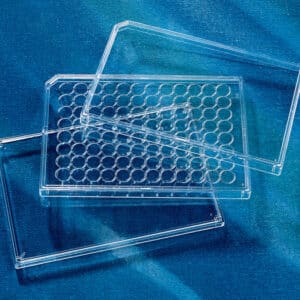 Corning® Polystyrene 96-well Microplate Low Evaporation Lid with Corner Notch, Condensation Rings, Sterile, Individually Wrapped
