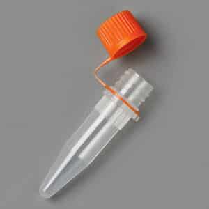Corning® 1.5 mL Attached Screw Cap Microcentrifuge Tube, with O-ring, Polypropylene, Sterile