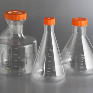 Corning® PETG Erlenmeyer Flasks with Vent Cap